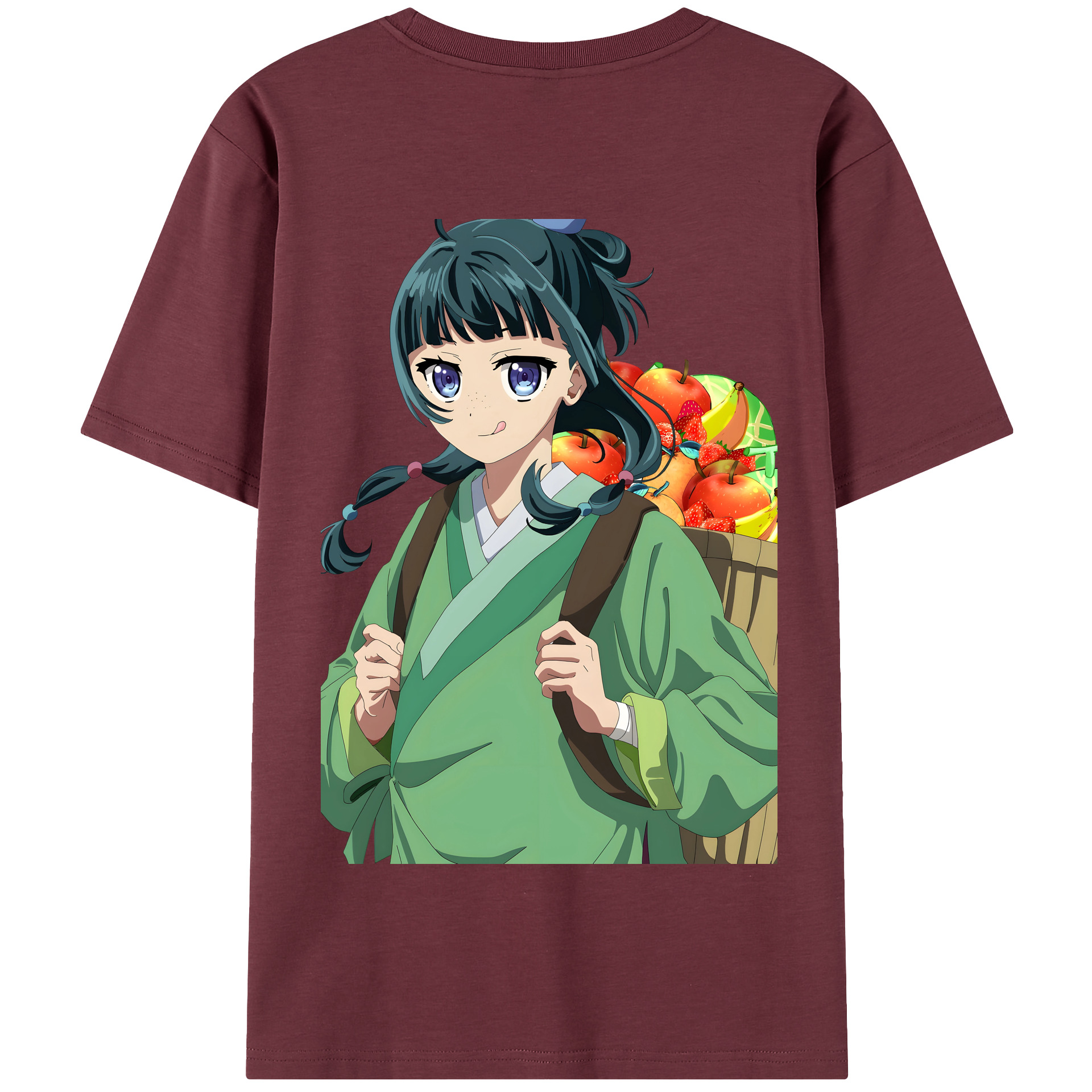 （画像用） 薬屋のひとりごと The Apothecary Diaries 綿100％半袖Tシャツ（背面プリント）